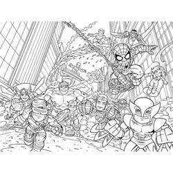 Coloring page: Avengers (Superheroes) #74026 - Free Printable Coloring Pages
