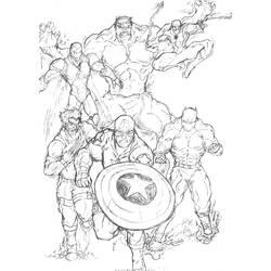 Coloring page: Avengers (Superheroes) #74110 - Free Printable Coloring Pages