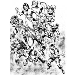 Coloring page: Avengers (Superheroes) #74184 - Free Printable Coloring Pages