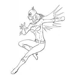 Coloring page: Batgirl (Superheroes) #77746 - Free Printable Coloring Pages