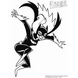 Coloring page: Batgirl (Superheroes) #78018 - Free Printable Coloring Pages