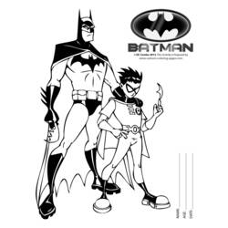 Coloring page: Batman (Superheroes) #76862 - Free Printable Coloring Pages