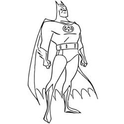 Coloring page: Batman (Superheroes) #77000 - Free Printable Coloring Pages
