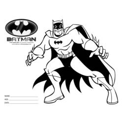 Coloring page: Batman (Superheroes) #77138 - Free Printable Coloring Pages