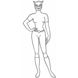 Coloring page: Catwoman (Superheroes) #78046 - Free Printable Coloring Pages