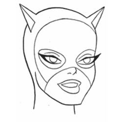 Coloring page: Catwoman (Superheroes) #78048 - Free Printable Coloring Pages