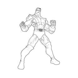 Coloring page: Colossus (Superheroes) #82905 - Free Printable Coloring Pages