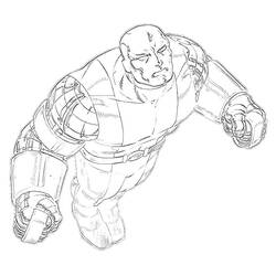 Coloring page: Colossus (Superheroes) #82941 - Free Printable Coloring Pages
