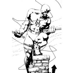 Coloring page: Daredevil (Superheroes) #78211 - Free Printable Coloring Pages