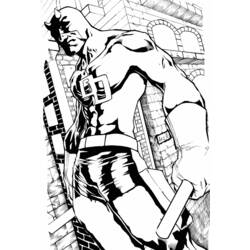 Coloring page: Daredevil (Superheroes) #78212 - Free Printable Coloring Pages