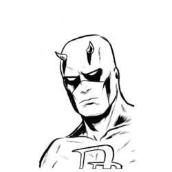 Coloring page: Daredevil (Superheroes) #78218 - Free Printable Coloring Pages