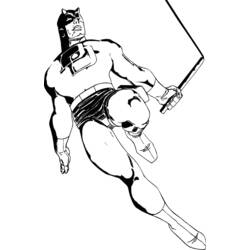 Coloring page: Daredevil (Superheroes) #78220 - Free Printable Coloring Pages