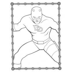 Coloring page: Daredevil (Superheroes) #78233 - Free Printable Coloring Pages