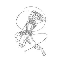 Coloring page: Daredevil (Superheroes) #78237 - Free Printable Coloring Pages