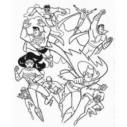 Coloring page: DC Comics Super Heroes (Superheroes) #80117 - Free Printable Coloring Pages
