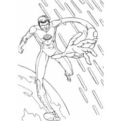 Coloring page: Fantastic Four (Superheroes) #76335 - Free Printable Coloring Pages