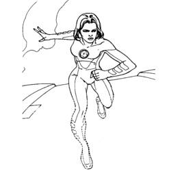 Coloring page: Fantastic Four (Superheroes) #76470 - Free Printable Coloring Pages