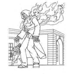 Coloring page: Fantastic Four (Superheroes) #76509 - Free Printable Coloring Pages