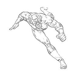 Coloring page: Flash (Superheroes) #83356 - Free Printable Coloring Pages