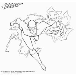 Coloring page: Flash (Superheroes) #83375 - Free Printable Coloring Pages