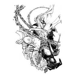Coloring page: Ghost Rider (Superheroes) #82093 - Free Printable Coloring Pages
