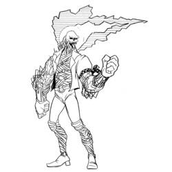 Coloring page: Ghost Rider (Superheroes) #82109 - Free Printable Coloring Pages