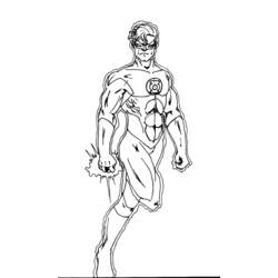 Coloring page: Green Lantern (Superheroes) #81296 - Free Printable Coloring Pages