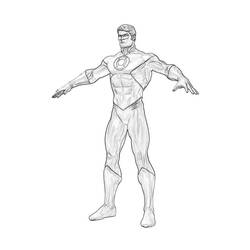 Coloring page: Green Lantern (Superheroes) #81320 - Free Printable Coloring Pages