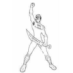 Coloring page: Green Lantern (Superheroes) #81331 - Free Printable Coloring Pages