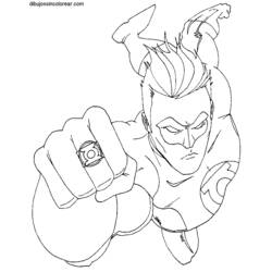 Coloring page: Green Lantern (Superheroes) #81507 - Free Printable Coloring Pages