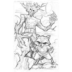 Coloring page: Guardians of the Galaxy (Superheroes) #82435 - Free Printable Coloring Pages