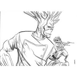 Coloring page: Guardians of the Galaxy (Superheroes) #82504 - Free Printable Coloring Pages