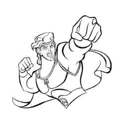 Coloring page: Hercules (Superheroes) #84165 - Free Printable Coloring Pages