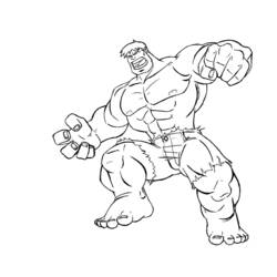 Coloring page: Hulk (Superheroes) #79016 - Free Printable Coloring Pages
