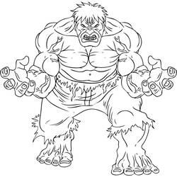 Coloring page: Hulk (Superheroes) #79031 - Free Printable Coloring Pages