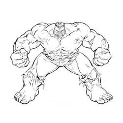 Coloring page: Hulk (Superheroes) #79078 - Free Printable Coloring Pages
