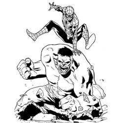 Coloring page: Hulk (Superheroes) #79117 - Free Printable Coloring Pages