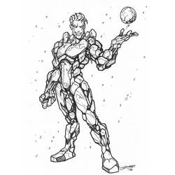 Coloring page: Iceman (Superheroes) #83536 - Free Printable Coloring Pages