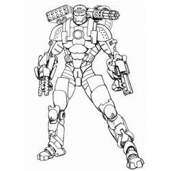Coloring page: Iron Man (Superheroes) #80524 - Free Printable Coloring Pages
