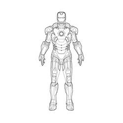 Coloring page: Iron Man (Superheroes) #80529 - Free Printable Coloring Pages