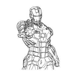 Coloring page: Iron Man (Superheroes) #80534 - Free Printable Coloring Pages