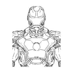 Coloring page: Iron Man (Superheroes) #80536 - Free Printable Coloring Pages