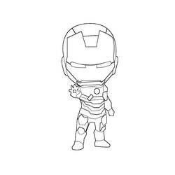Coloring page: Iron Man (Superheroes) #80541 - Free Printable Coloring Pages