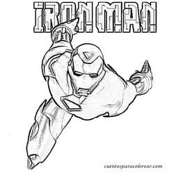 Coloring page: Iron Man (Superheroes) #80543 - Free Printable Coloring Pages