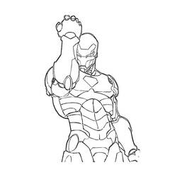 Coloring page: Iron Man (Superheroes) #80545 - Free Printable Coloring Pages