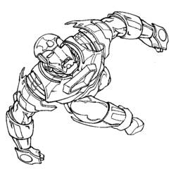 Coloring page: Iron Man (Superheroes) #80561 - Free Printable Coloring Pages