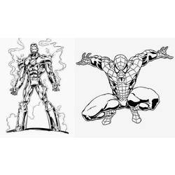 Coloring page: Iron Man (Superheroes) #80598 - Free Printable Coloring Pages
