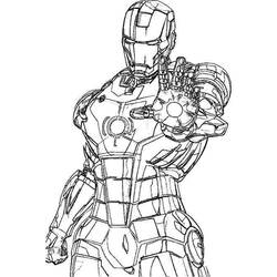 Coloring page: Iron Man (Superheroes) #80605 - Free Printable Coloring Pages