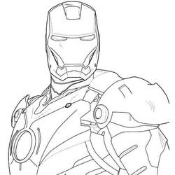 Coloring page: Iron Man (Superheroes) #80649 - Free Printable Coloring Pages