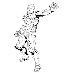 Coloring page: Iron Man (Superheroes) #80663 - Free Printable Coloring Pages